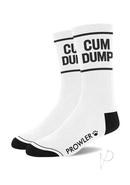 Prowler Red Cum Dump Socks - White/black